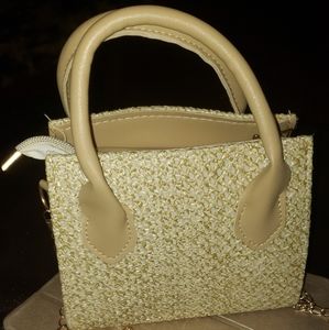 Mini Minimalist Straw Bag